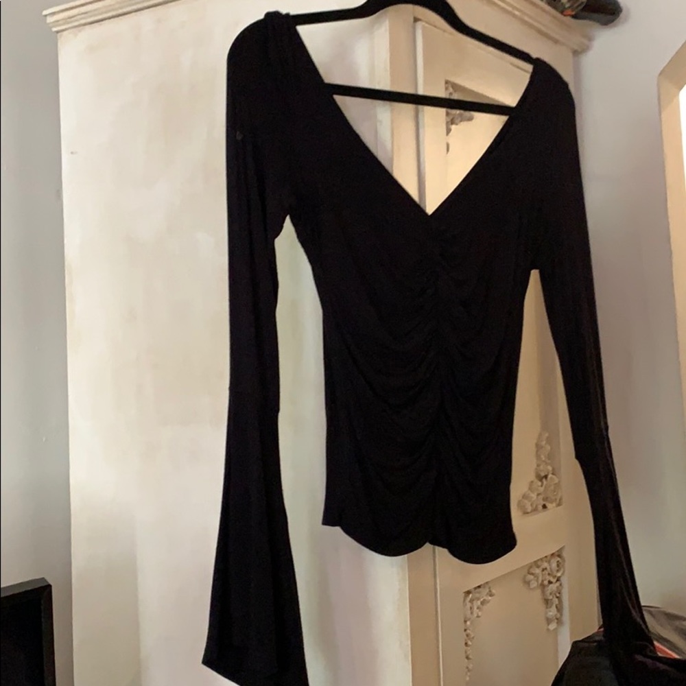Free People top bell sleeve